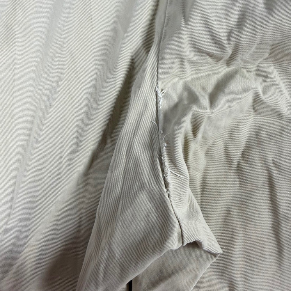 Brooks Brothers Mens Bermuda Shorts 42 Tan Khaki Cotton Twill Flat Front Chino - Picture 10 of 12
